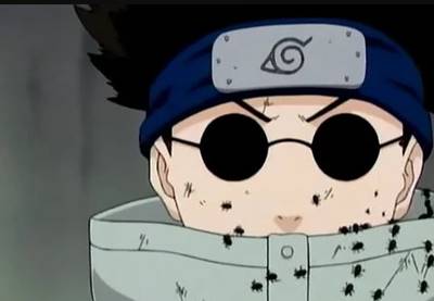 Why does Shino always wear glasses?